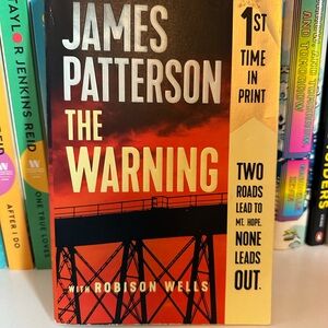 James Patterson the warning 
in used condition but great read